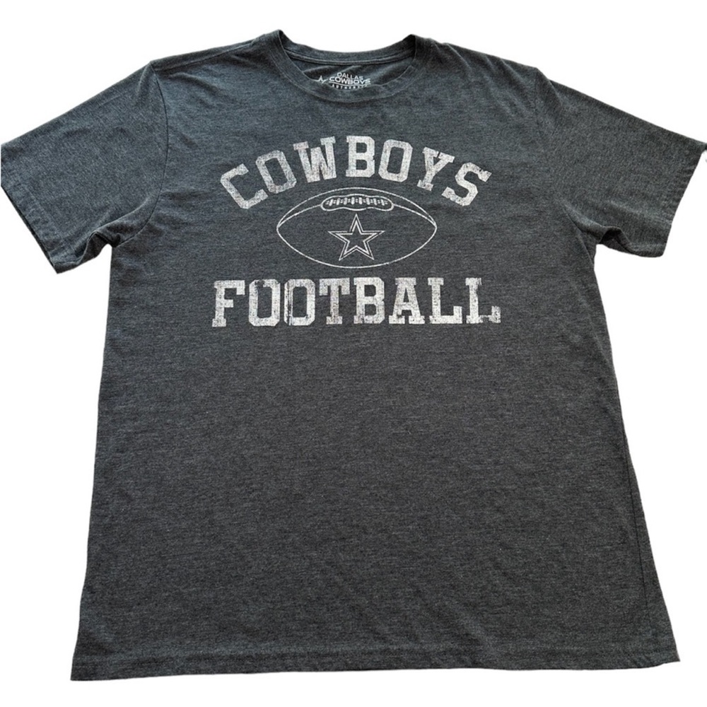 *RELISTED* Dallas Cowboys Authentic Short Sleeve Grey T-Shirt Men’s Size Large - Picture 1 of 8